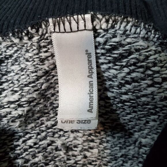 American Apparel Gray Sweater with Black Trim (OS) - Picture 5 of 5